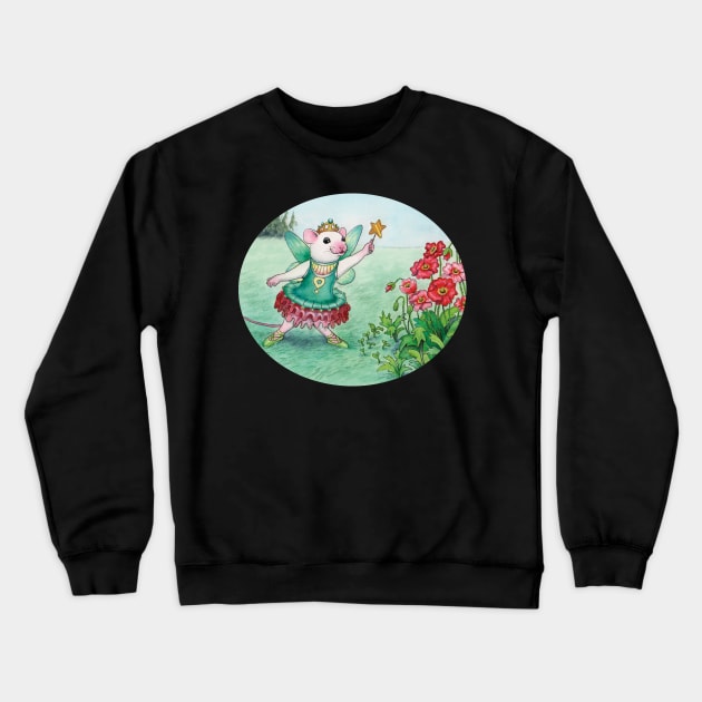 The Mouse Fairy Crewneck Sweatshirt by AnimalWhimsy